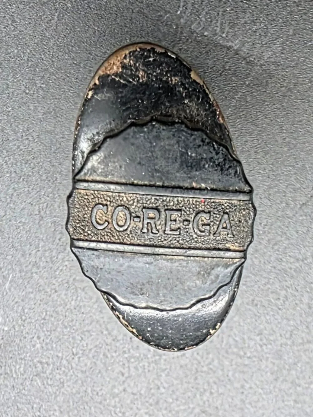 Vintage Wilson's Corega Tin Denture Powder Dentist Sample Size
